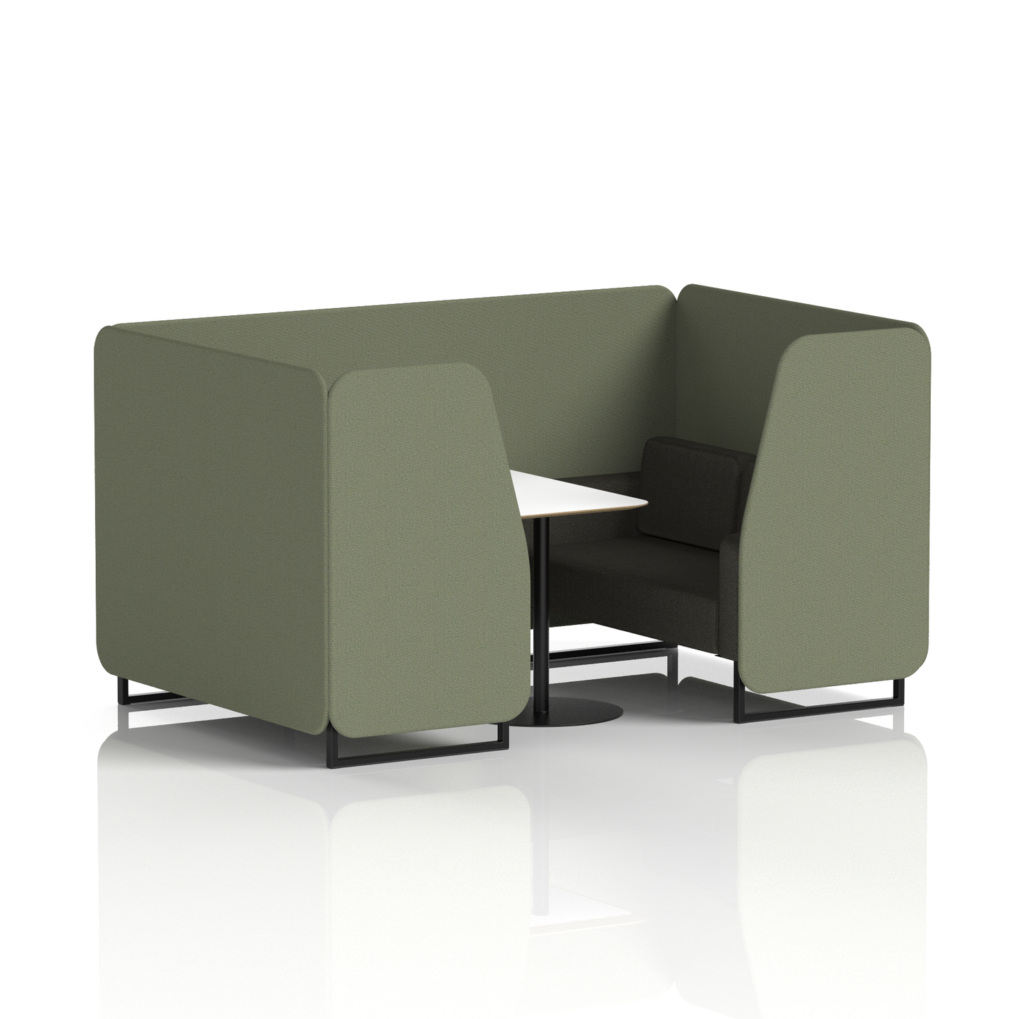 Brixworth Booth With White Table In Two Tone