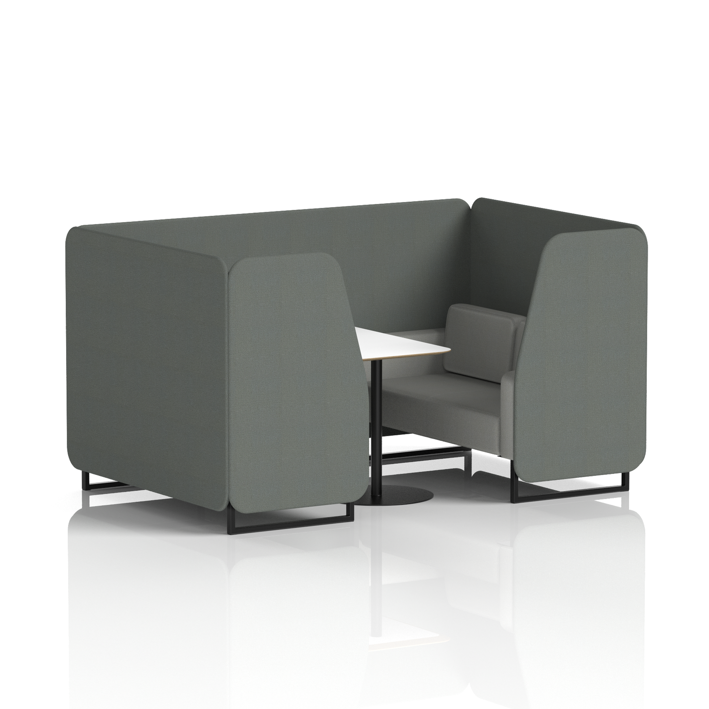 Brixworth Booth With White Table In Two Tone
