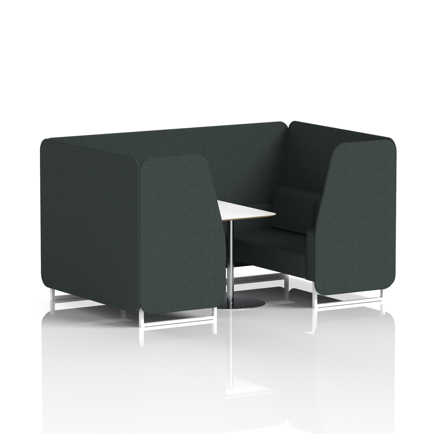 Brixworth Booth With White Table In Single Tone