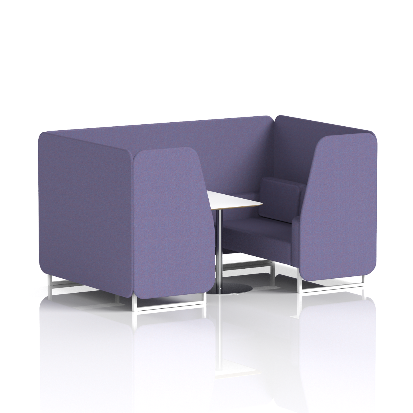 Brixworth Booth With White Table In Single Tone
