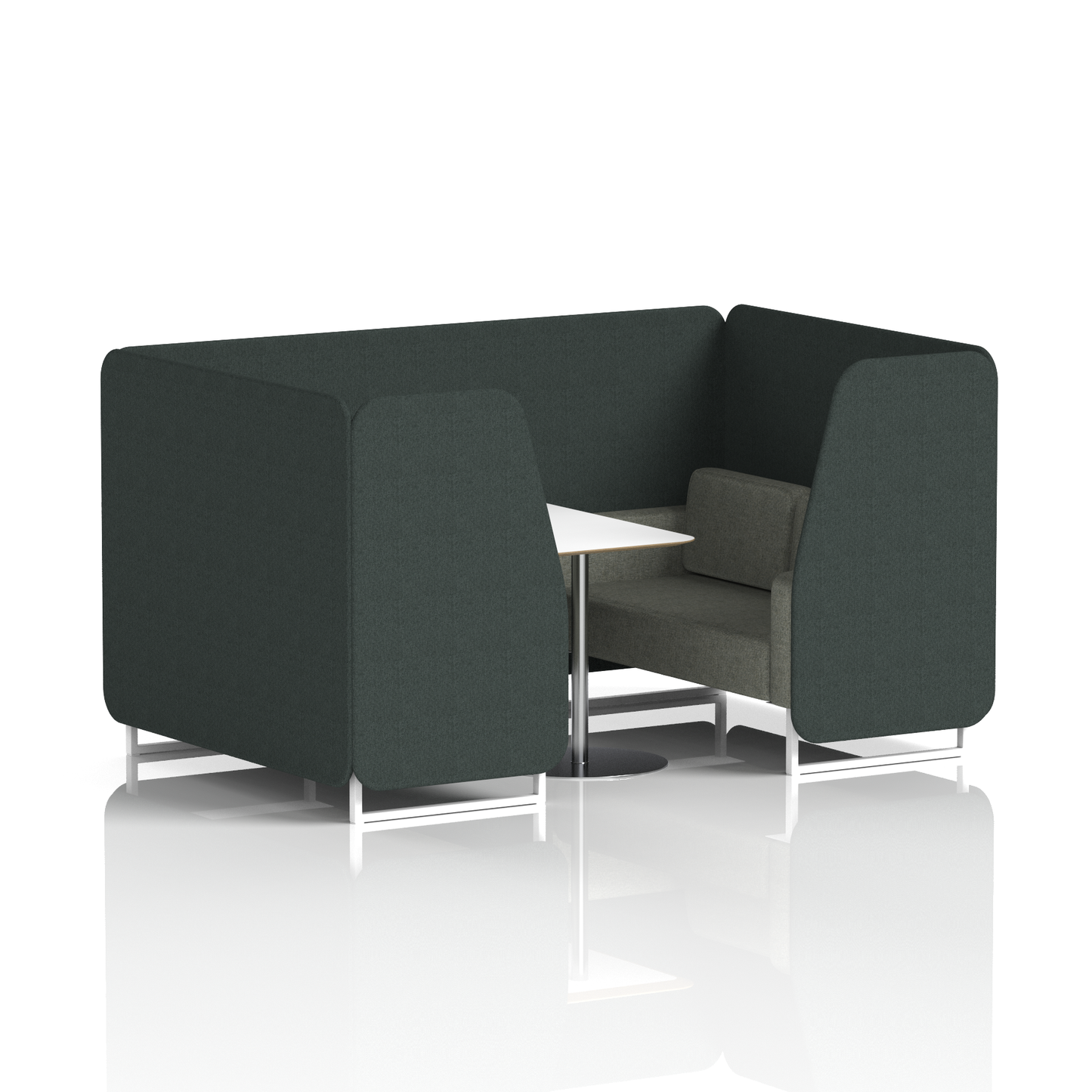 Brixworth Booth With White Table In Two Tone
