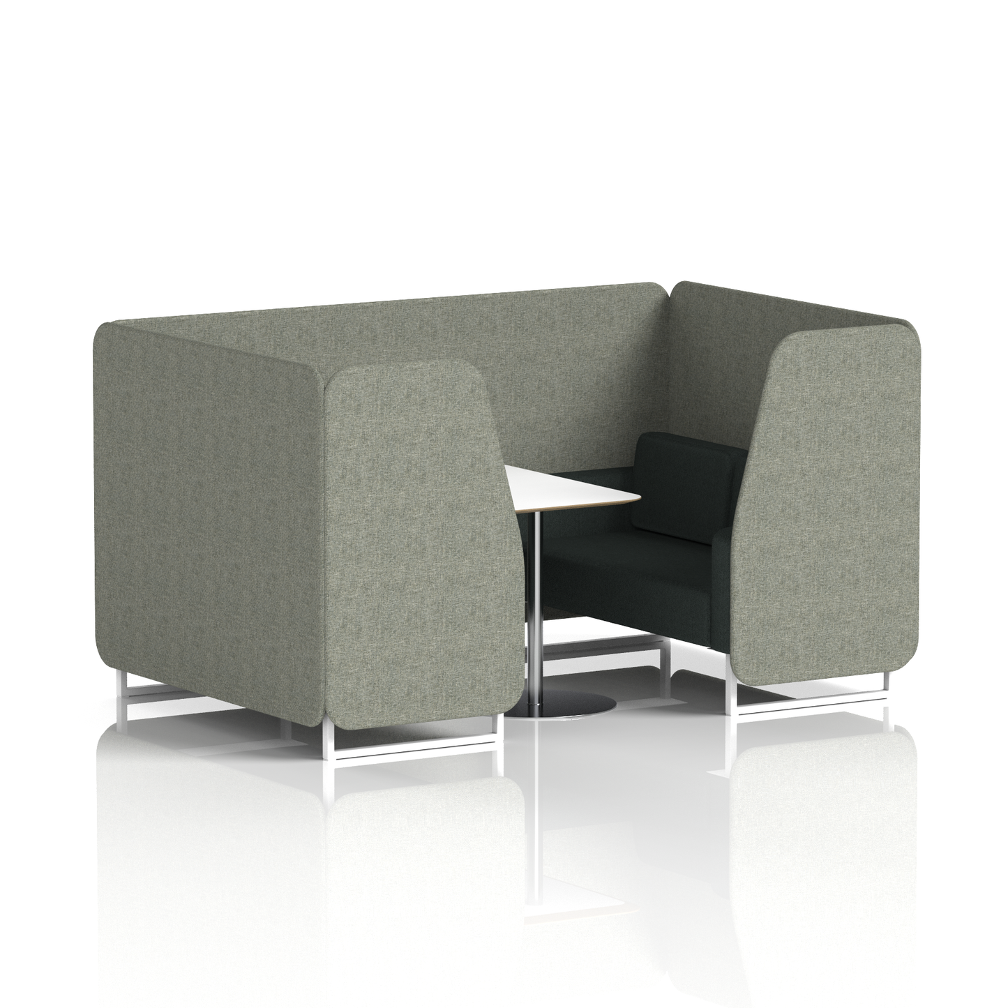 Brixworth Booth With White Table In Two Tone