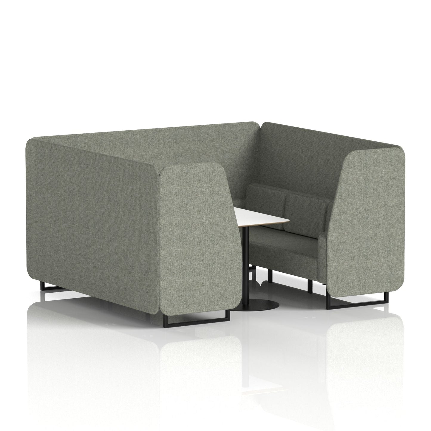 Brixworth Booth With White Table In Single Tone