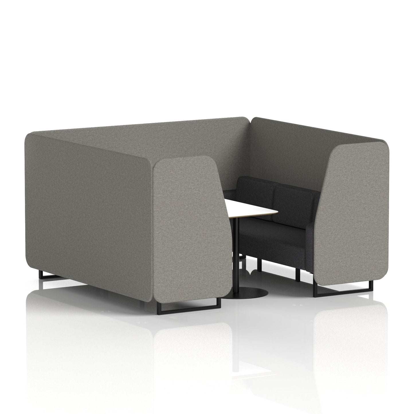 Brixworth Booth With White Table In Two Tone