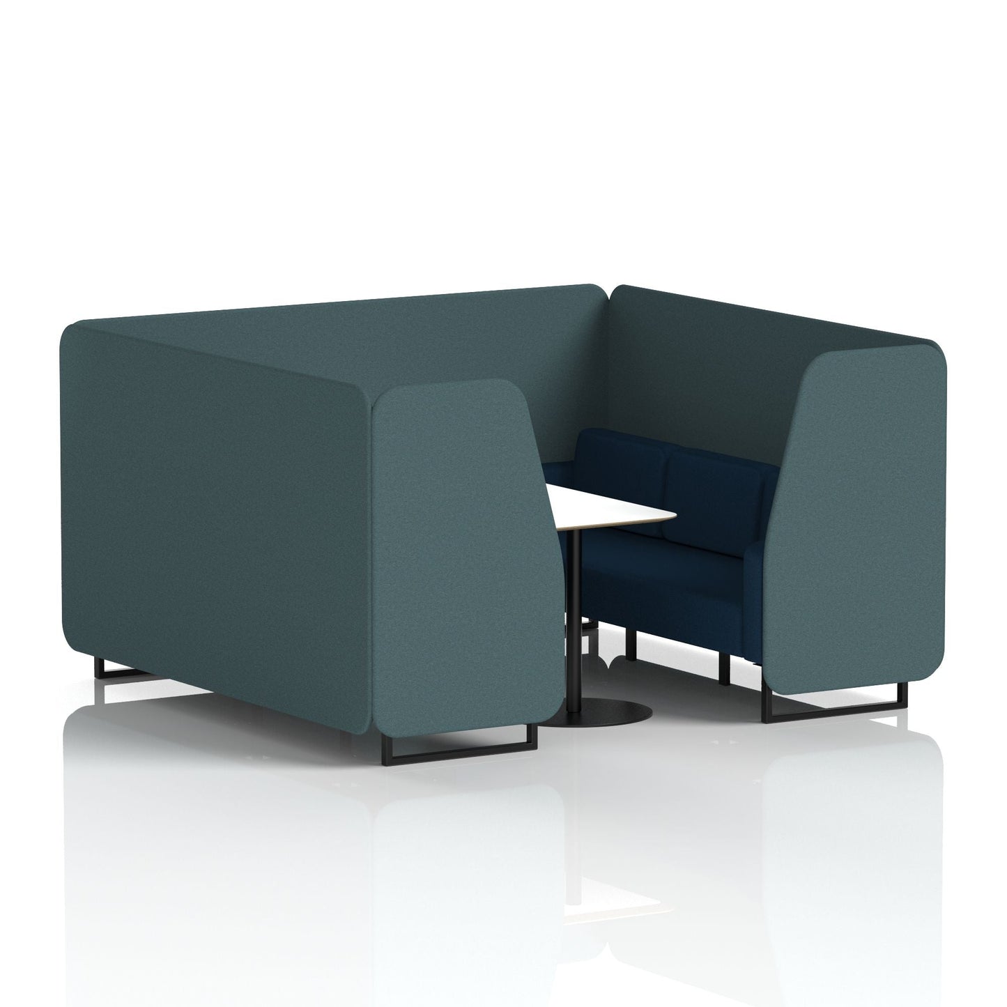 Brixworth Booth With White Table In Two Tone