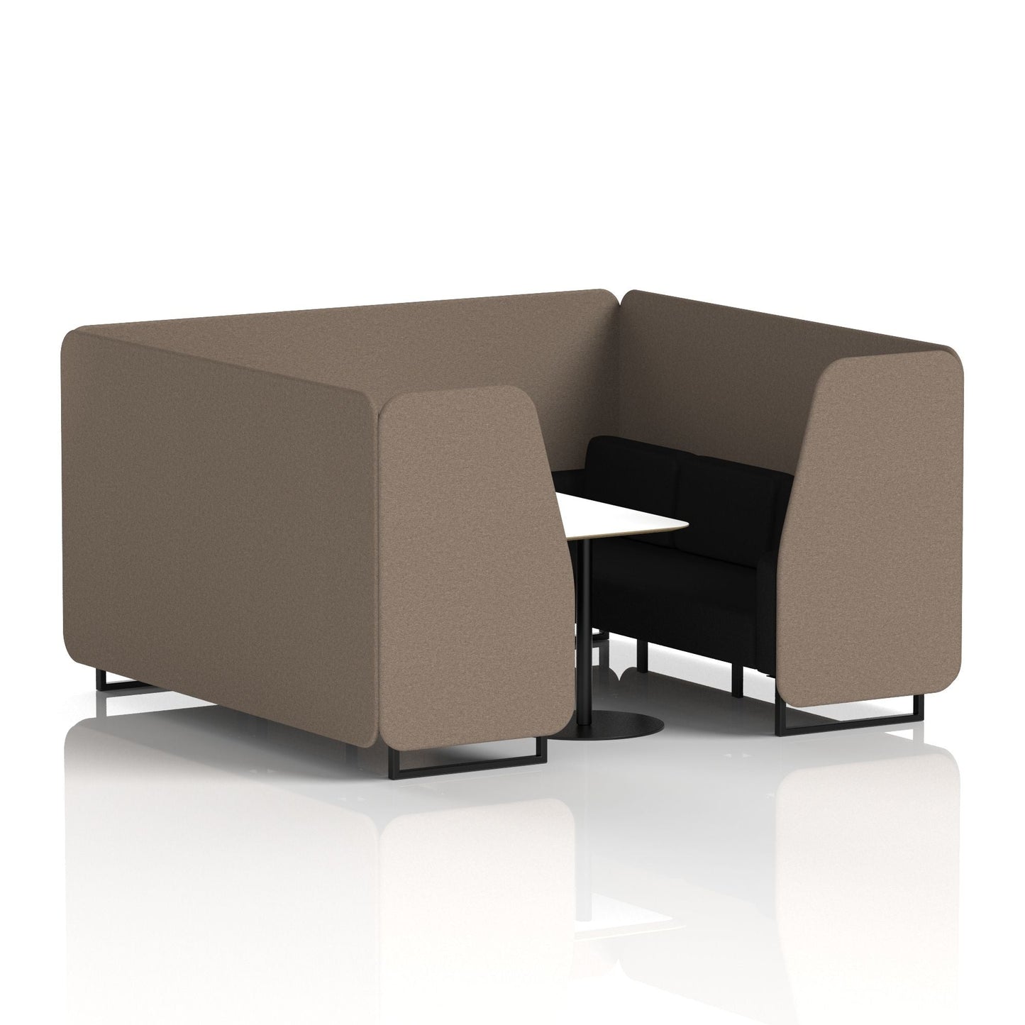 Brixworth Booth With White Table In Two Tone