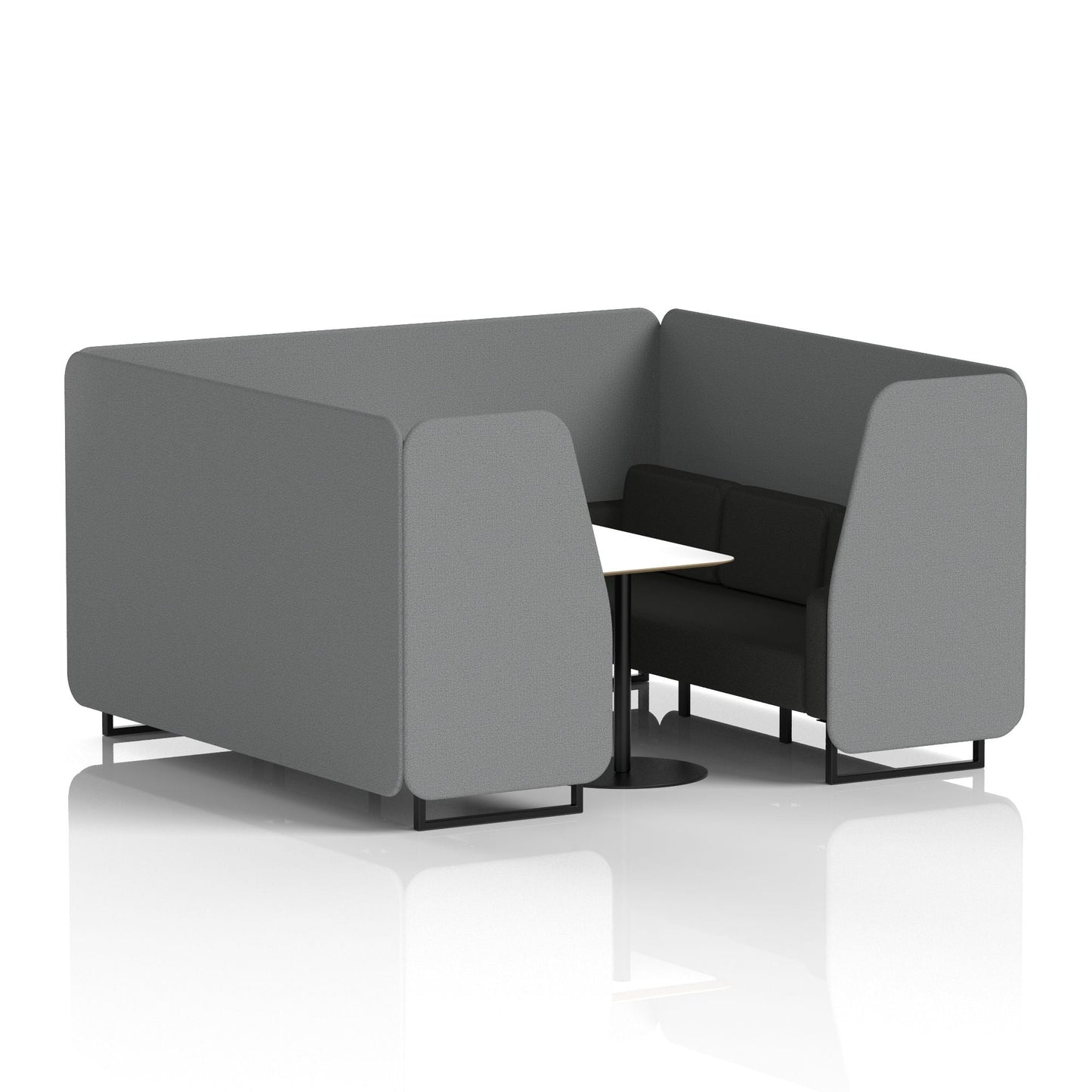 Brixworth Booth With White Table In Two Tone