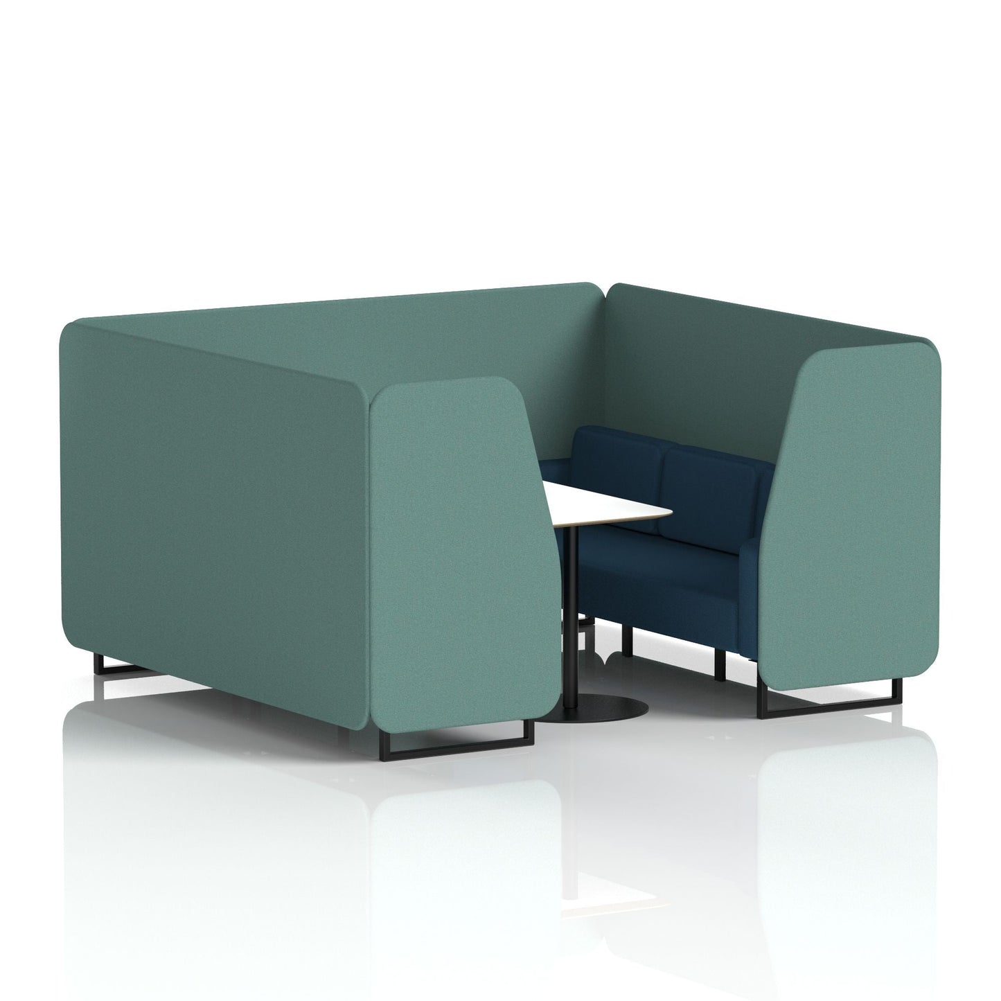 Brixworth Booth With White Table In Two Tone