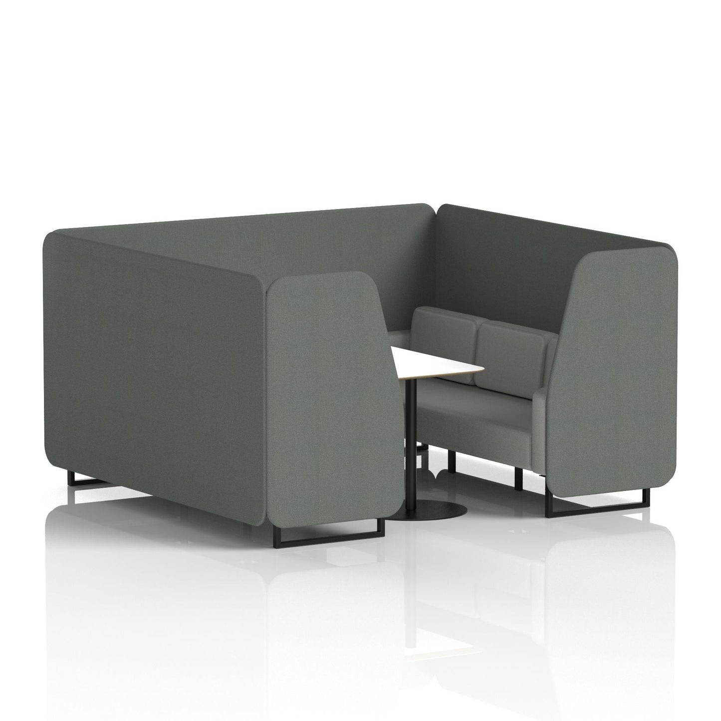 Brixworth Booth With White Table In Two Tone