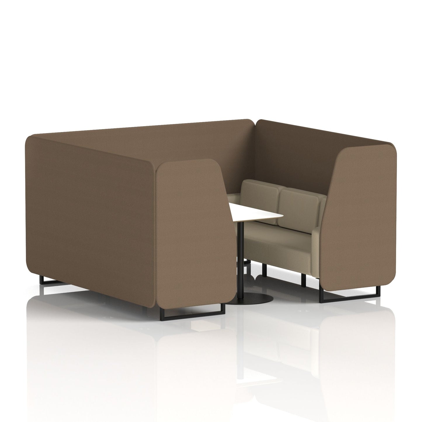 Brixworth Booth With White Table In Two Tone
