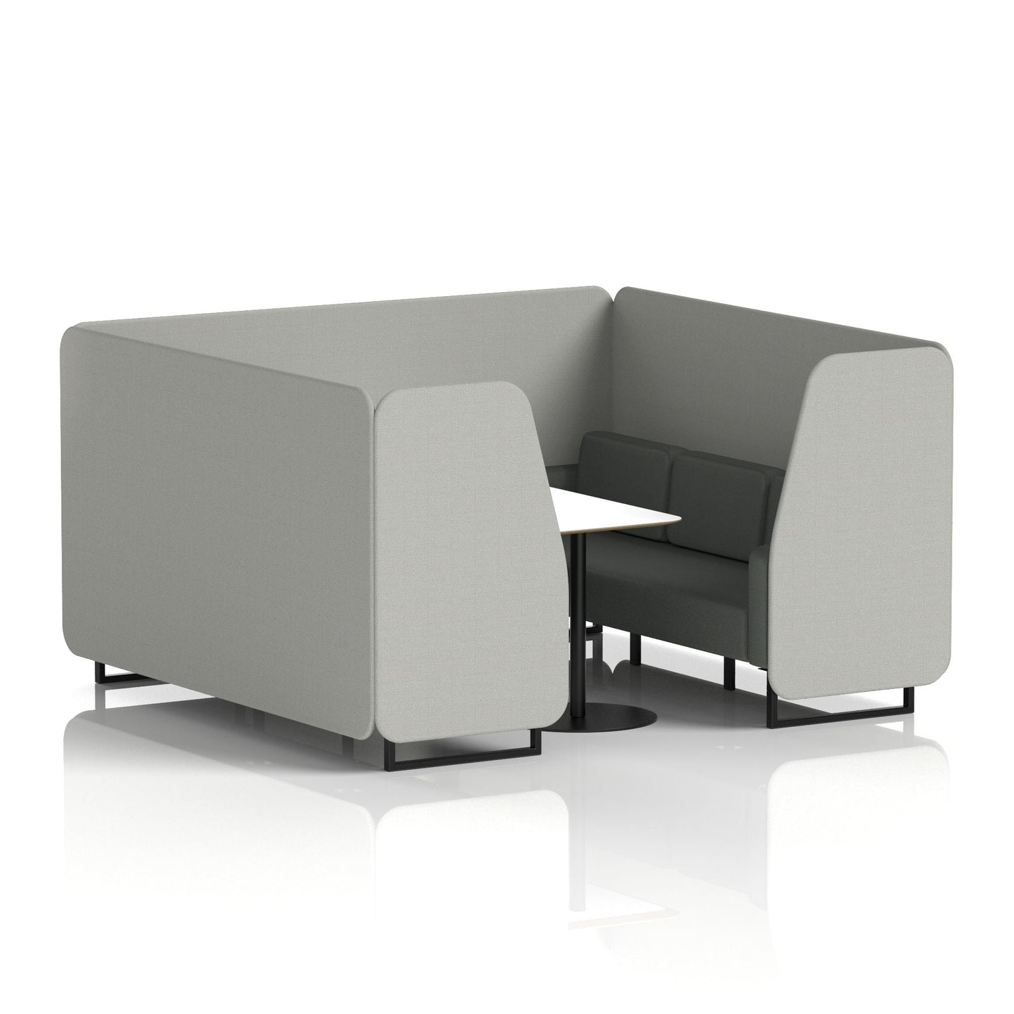 Brixworth Booth With White Table In Two Tone