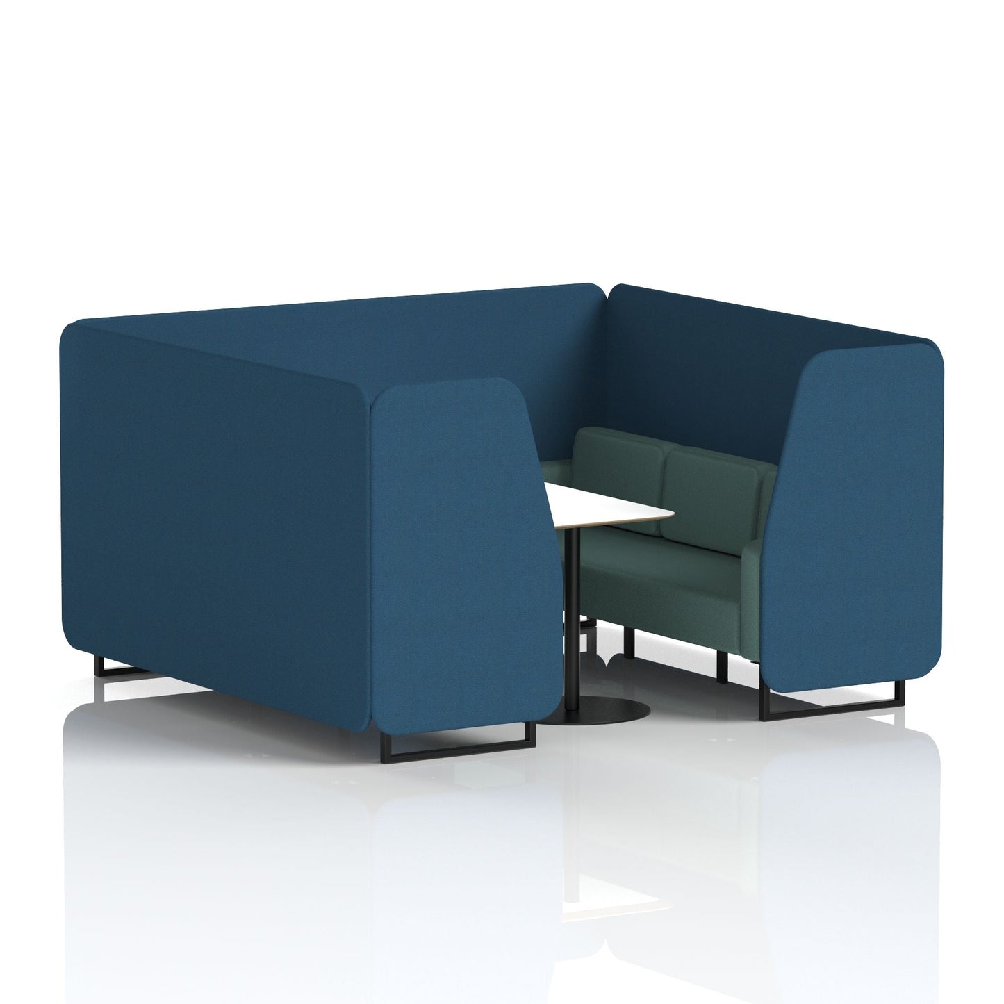 Brixworth Booth With White Table In Two Tone