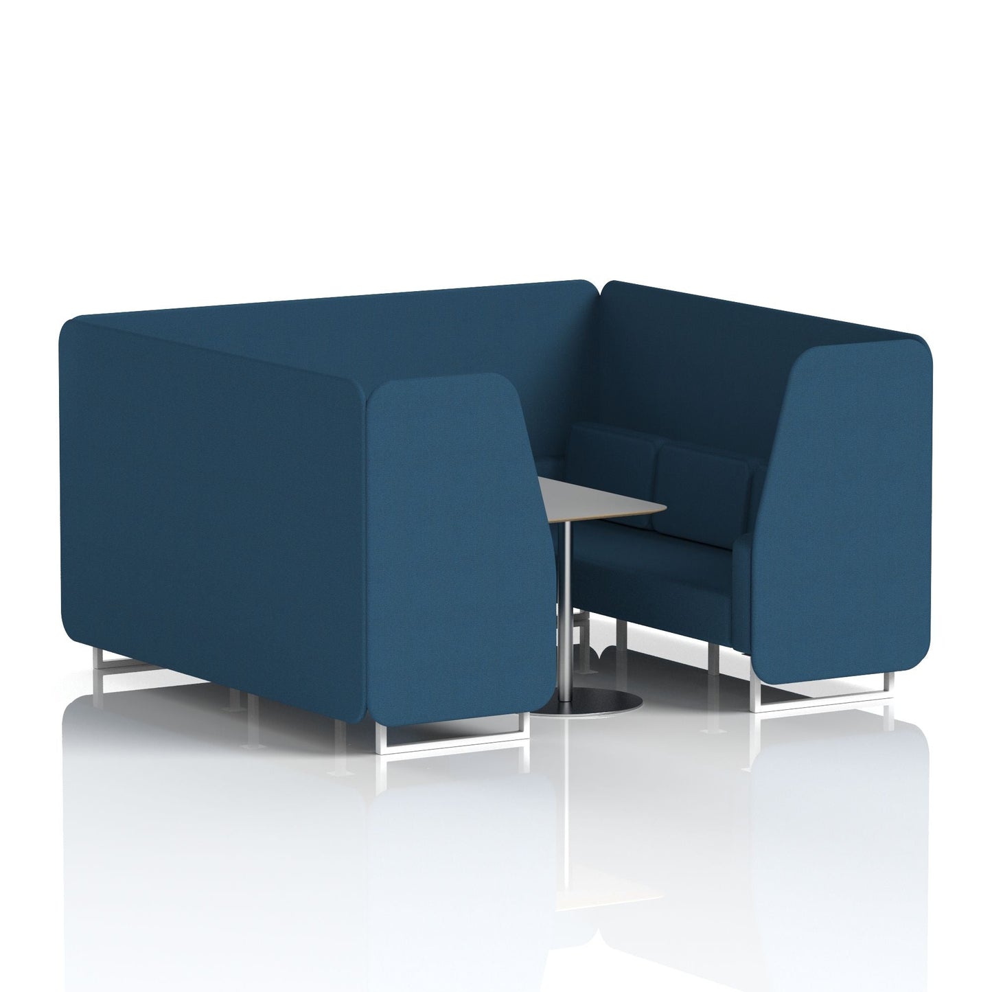 Brixworth Booth With Grey Table In Single Tone