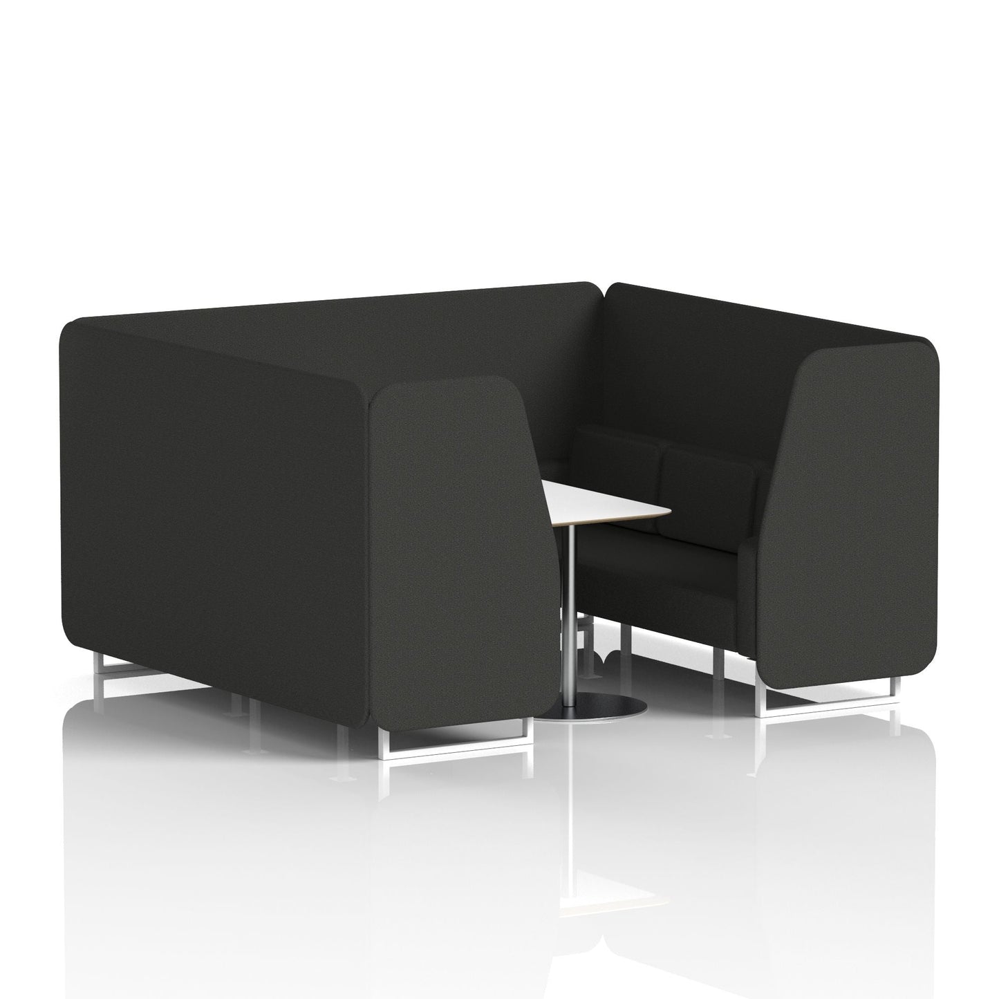 Brixworth Booth With White Table In Single Tone