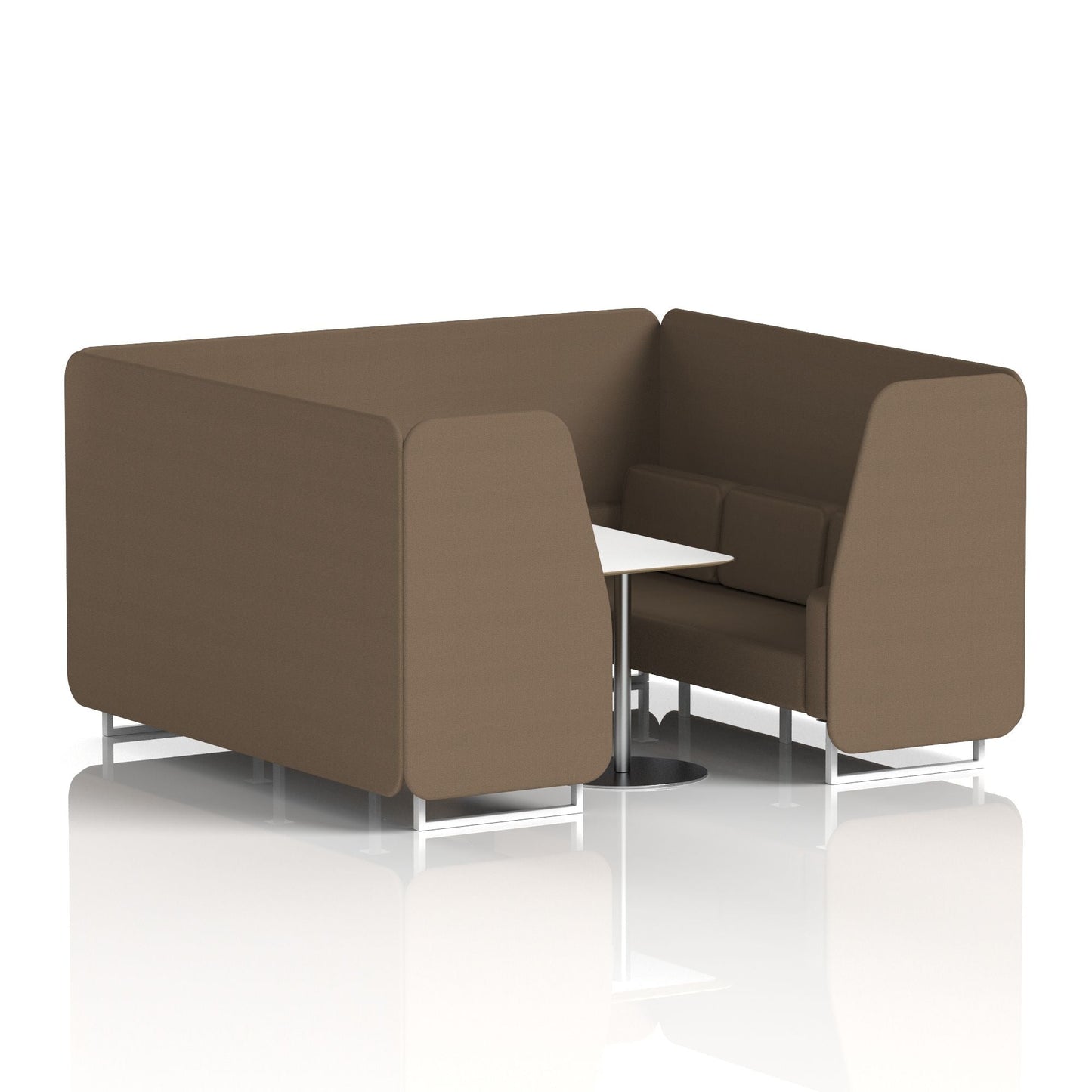 Brixworth Booth With White Table In Single Tone