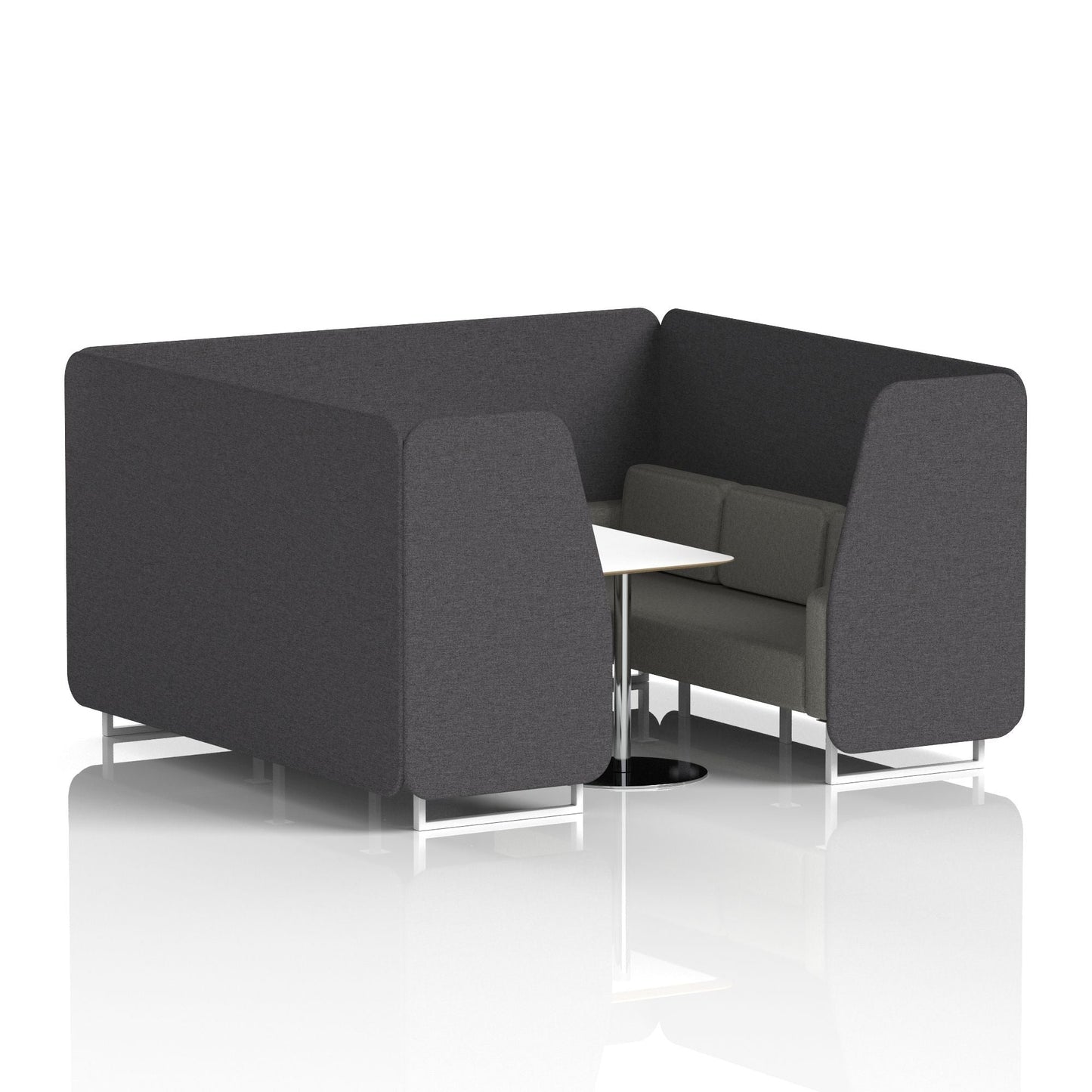 Brixworth Booth With White Table In Two Tone