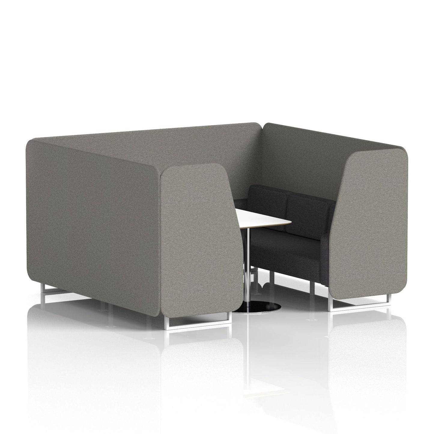Brixworth Booth With White Table In Two Tone