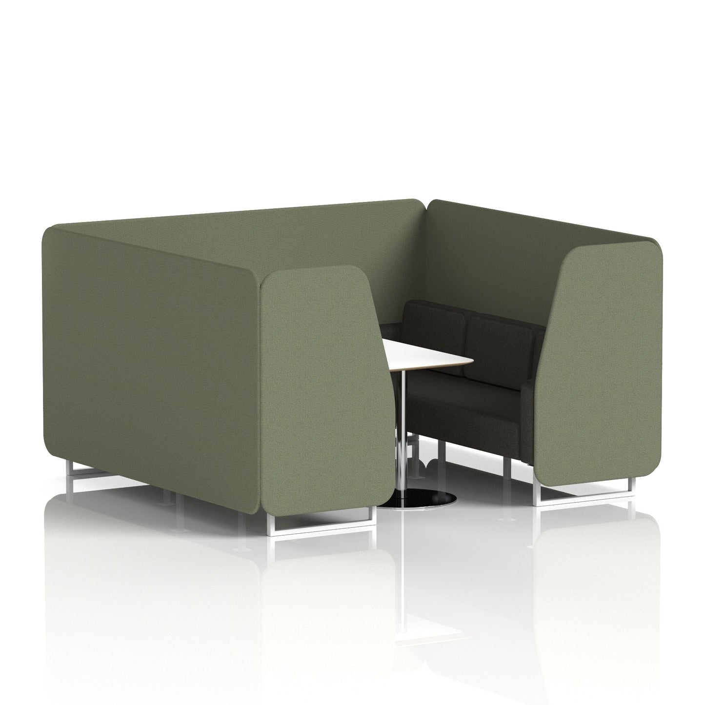 Brixworth Booth With White Table In Two Tone