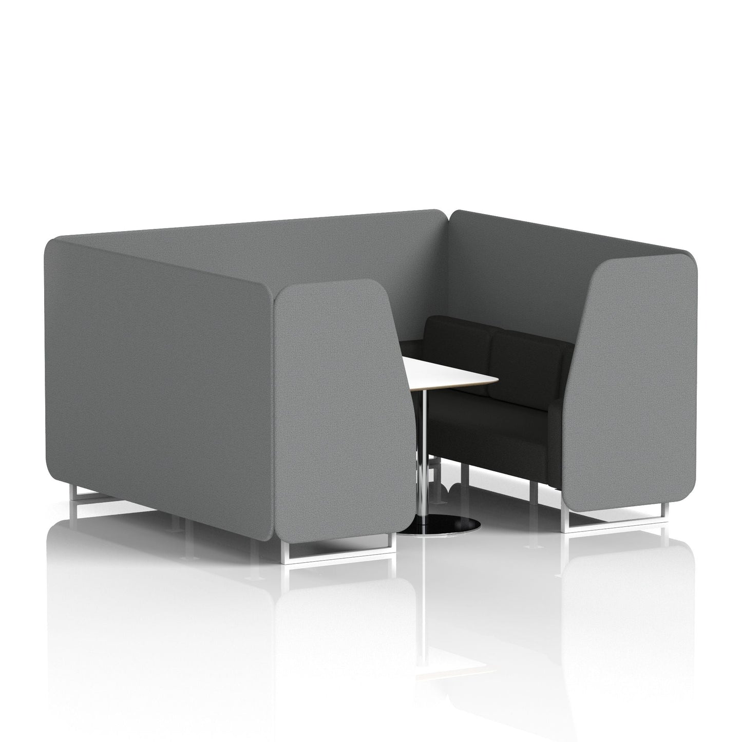 Brixworth Booth With White Table In Two Tone