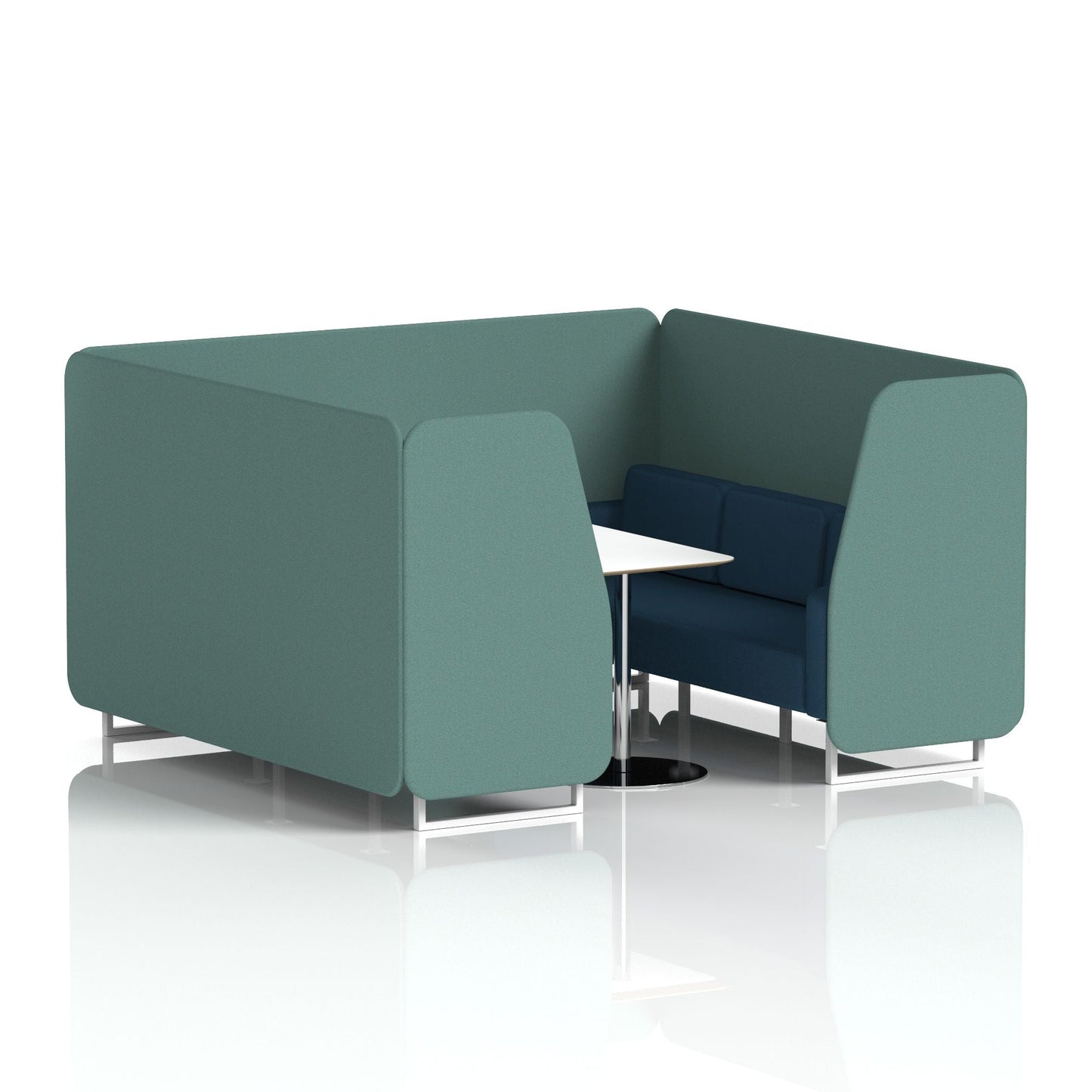 Brixworth Booth With White Table In Two Tone