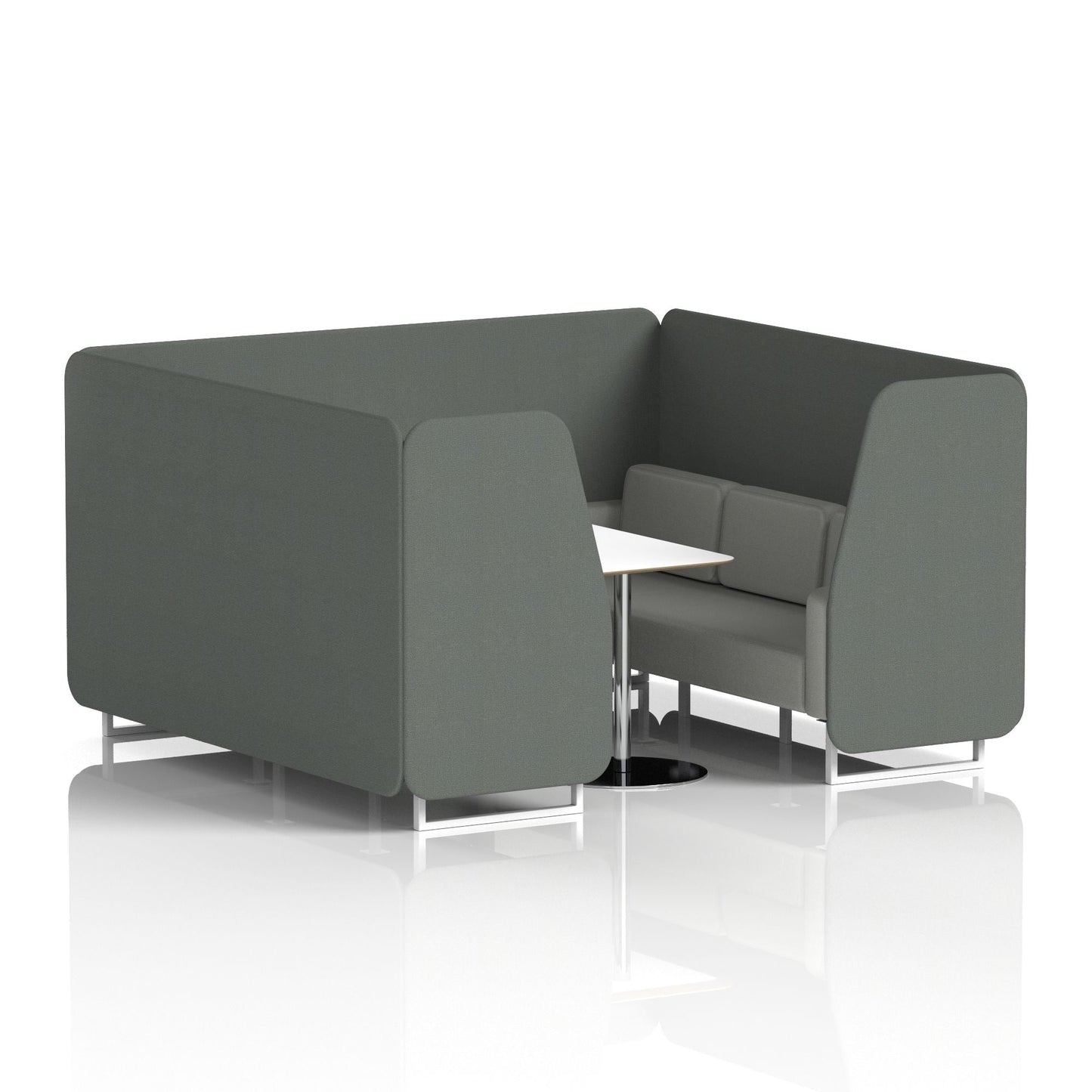 Brixworth Booth With White Table In Two Tone