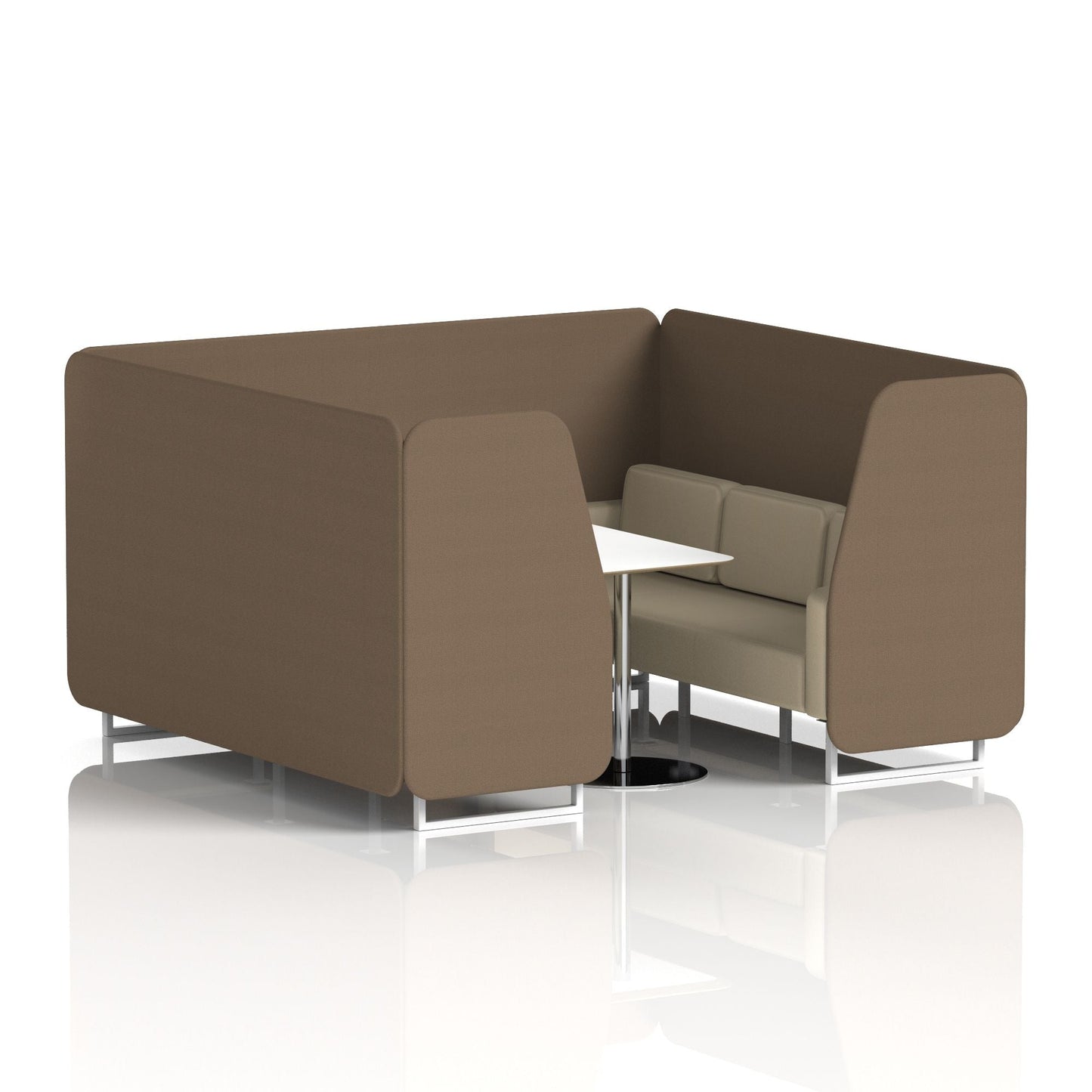 Brixworth Booth With White Table In Two Tone