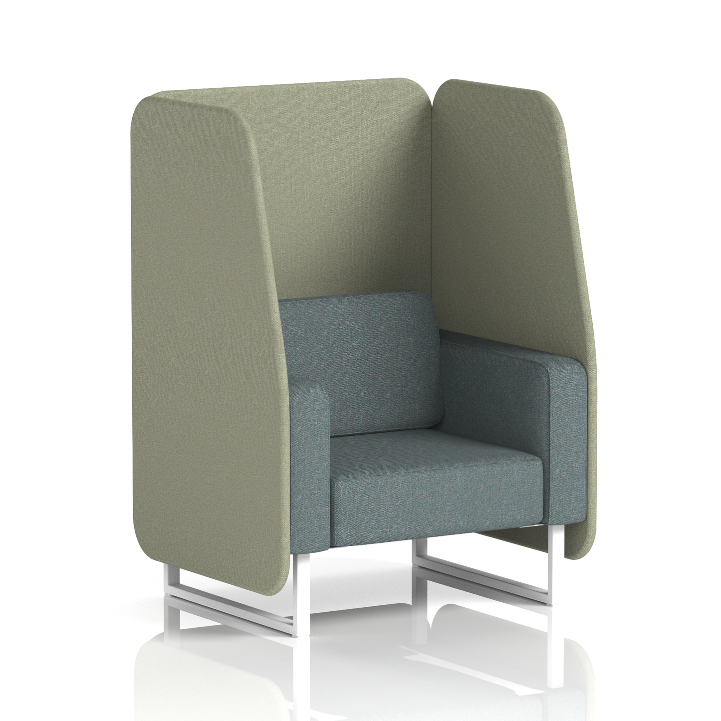 Brixworth Open Booth in Two Tone