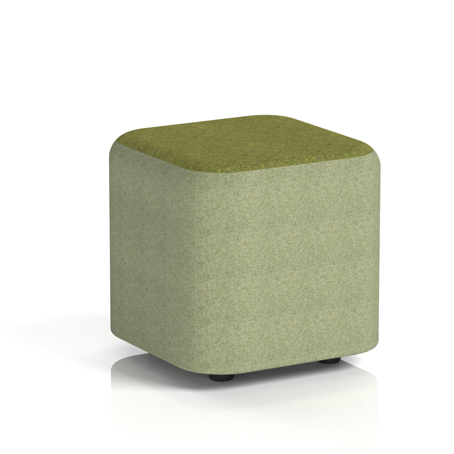 Harlestone Square Stool in Two Tone
