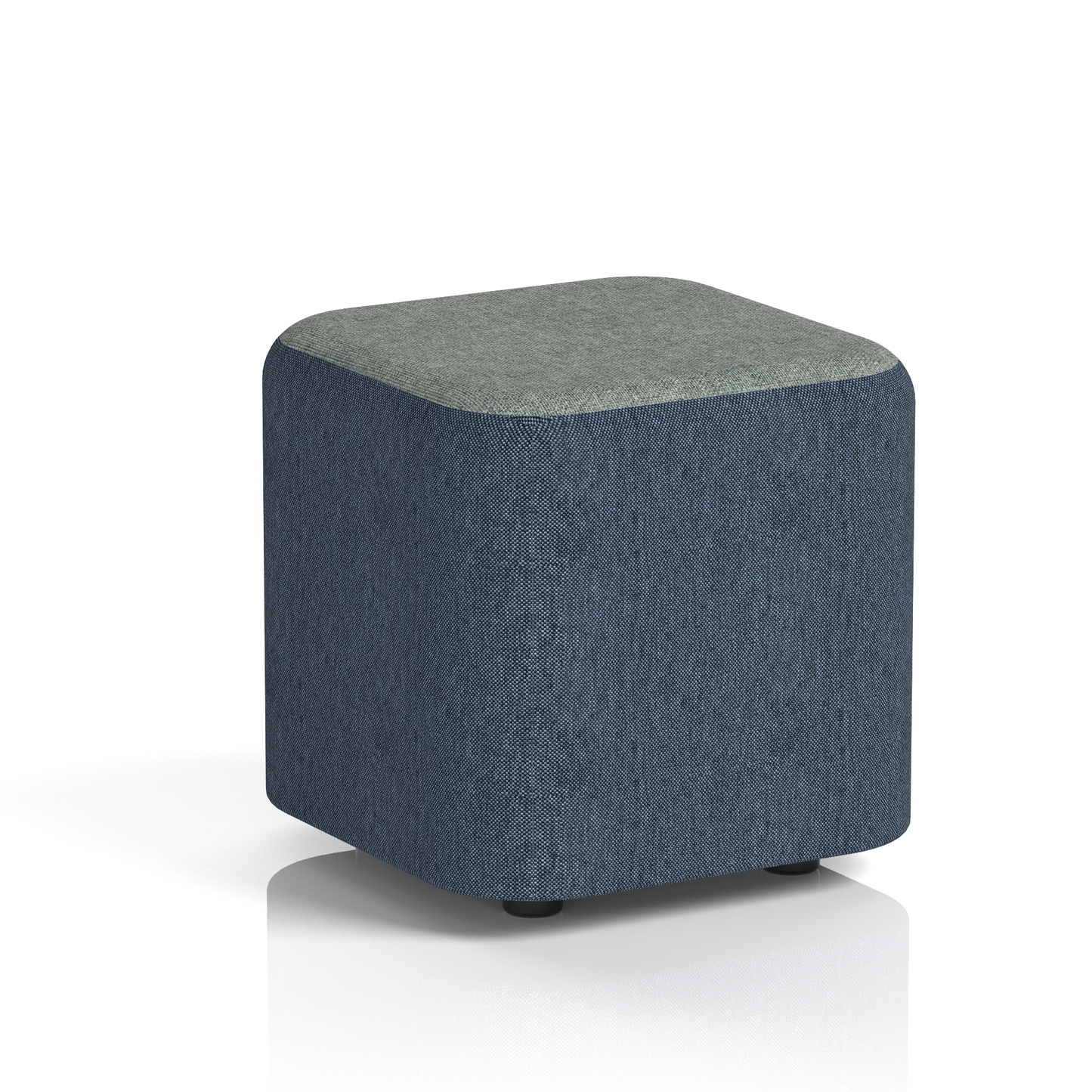 Harlestone Square Stool in Two Tone
