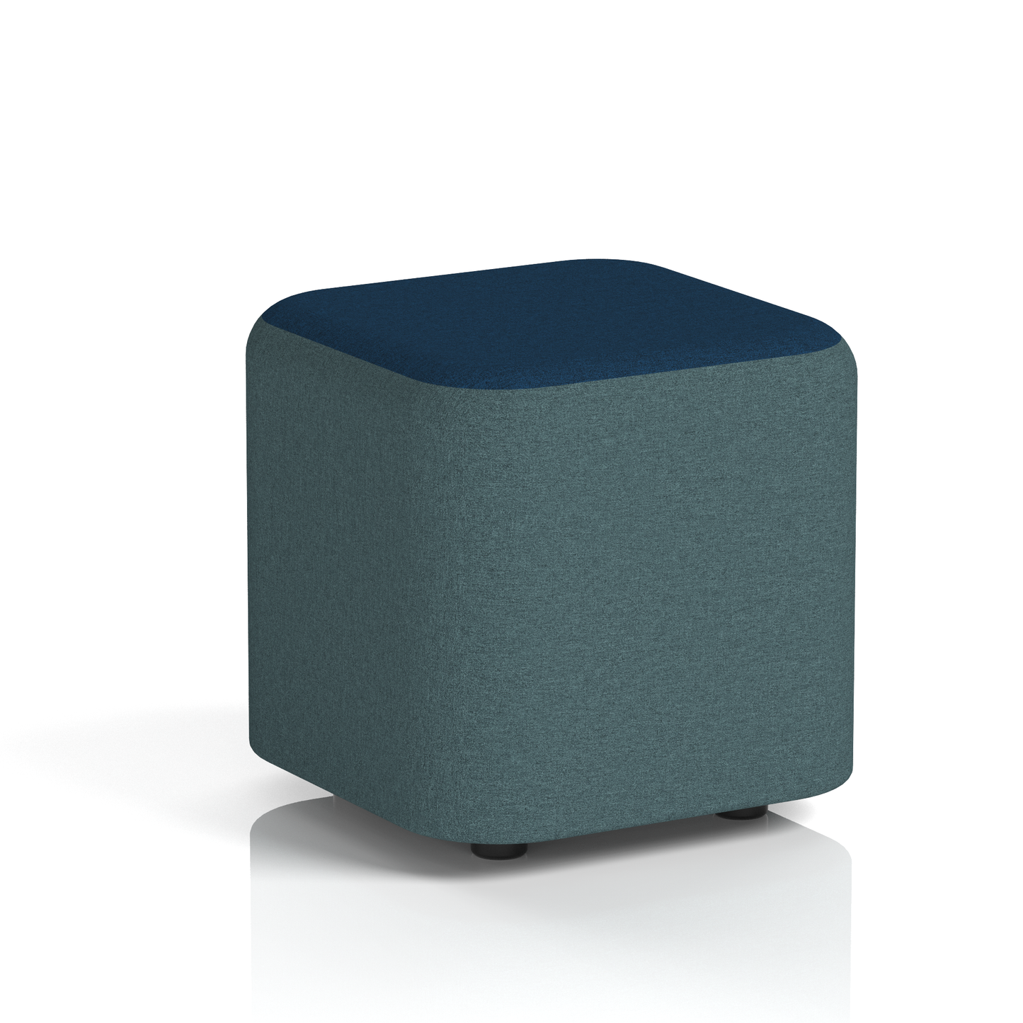 Harlestone Square Stool in Two Tone