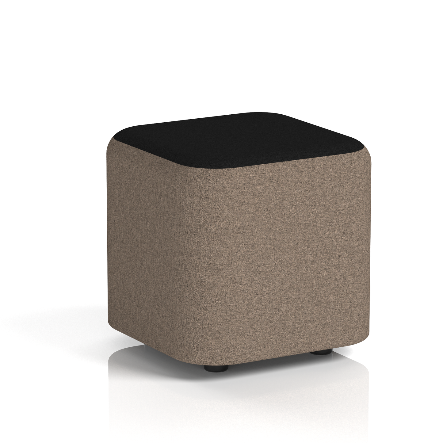 Harlestone Square Stool in Two Tone