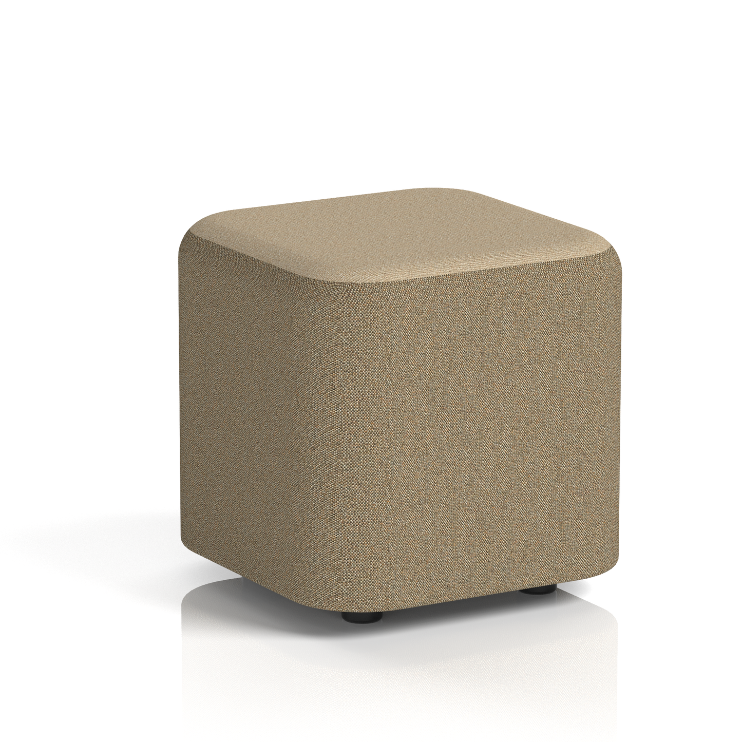 Harlestone Square Stool in Two Tone