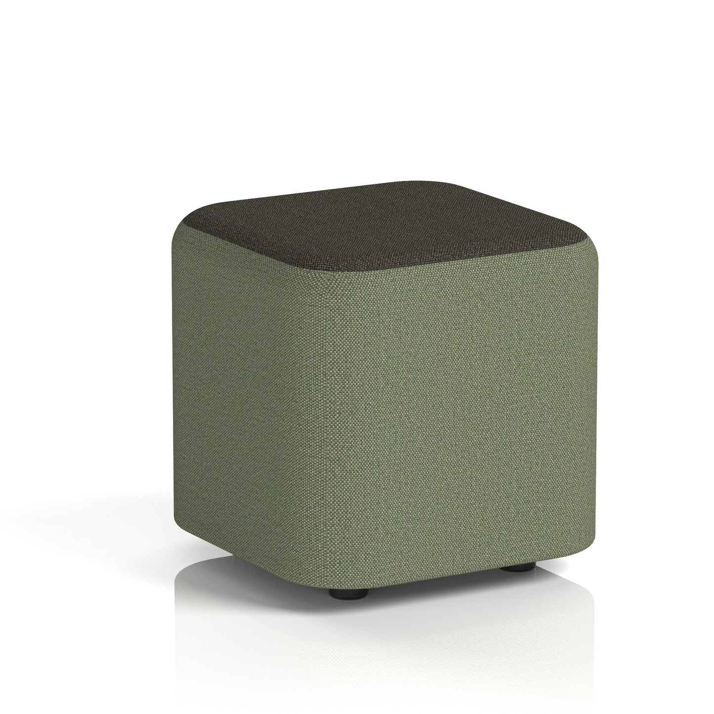 Harlestone Square Stool in Two Tone