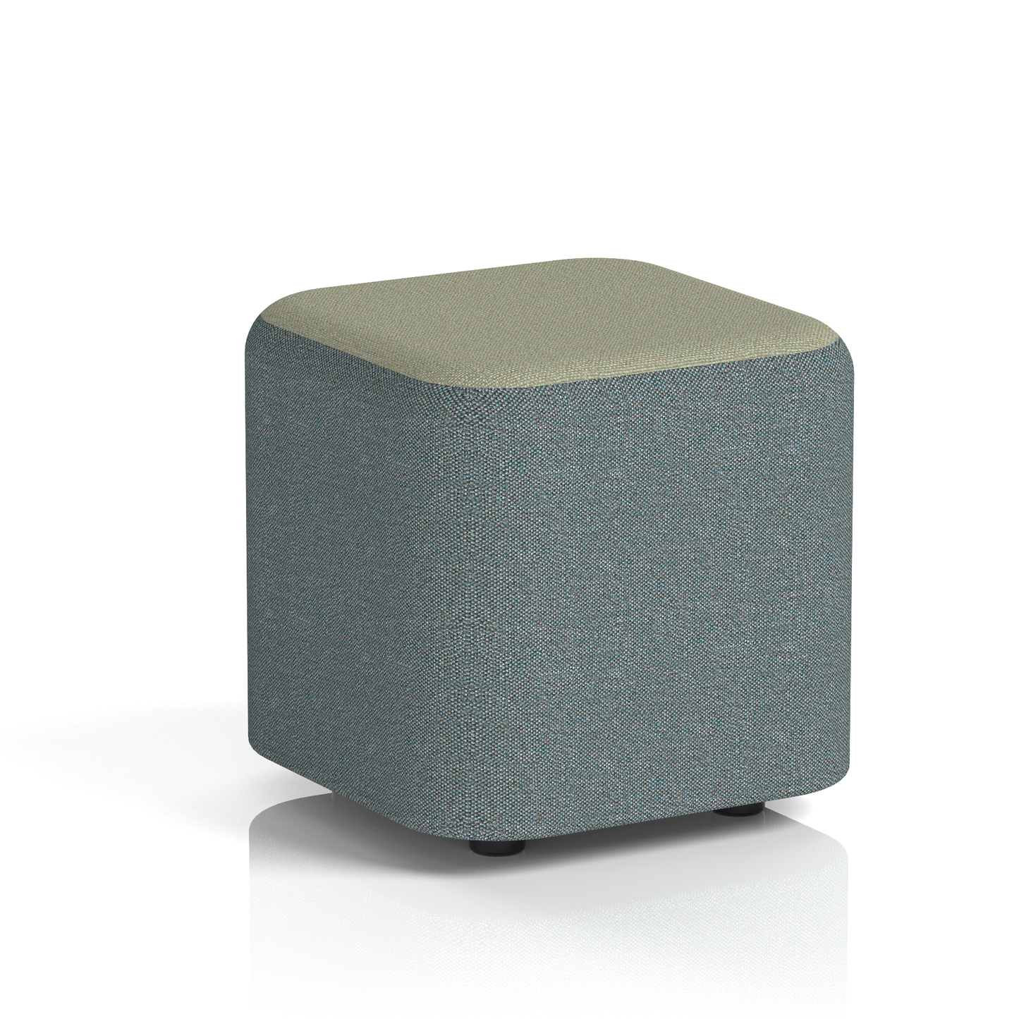 Harlestone Square Stool in Two Tone