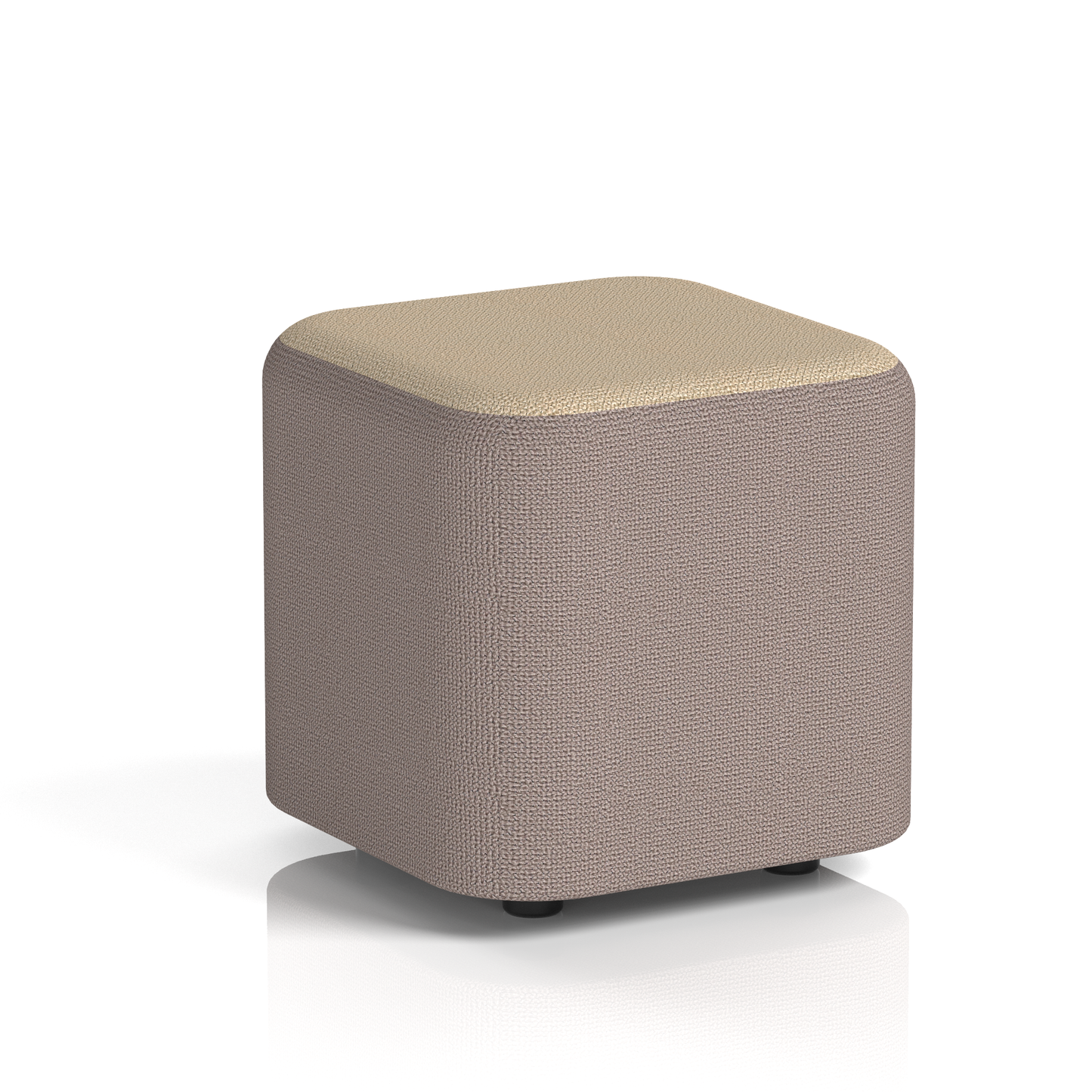 Harlestone Square Stool in Two Tone