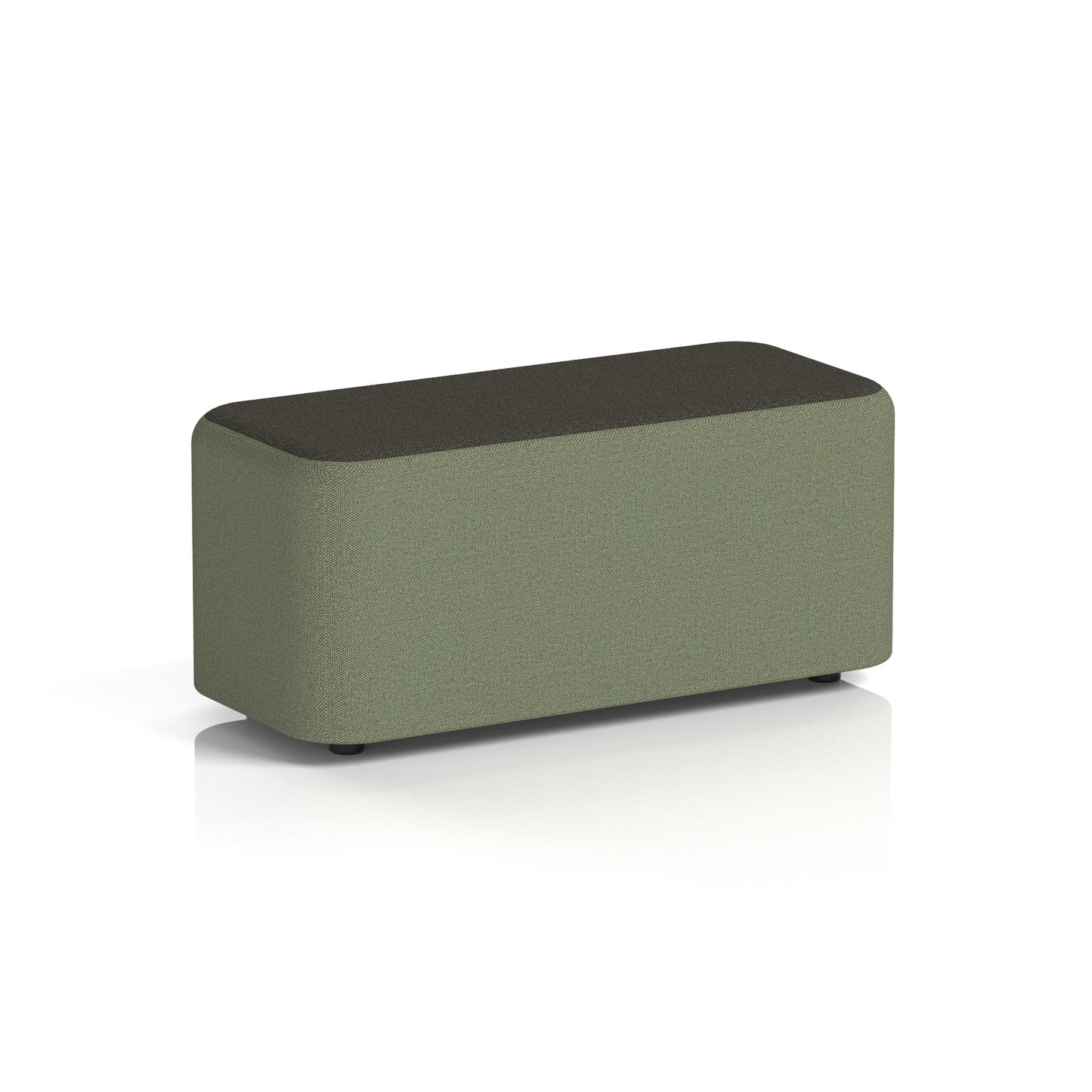 Harlestone Rectangular Stool in Two Tone