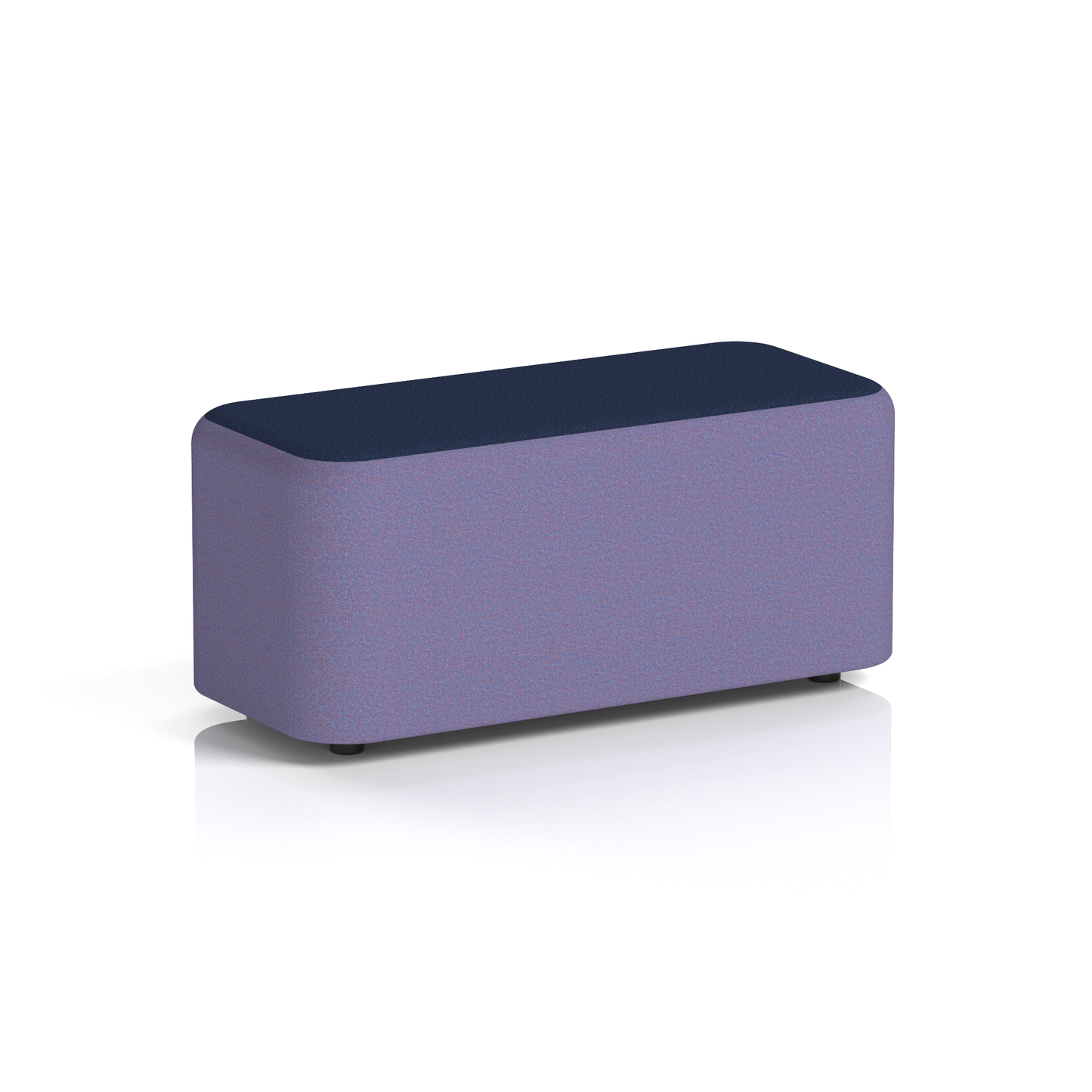 Harlestone Rectangular Stool in Two Tone