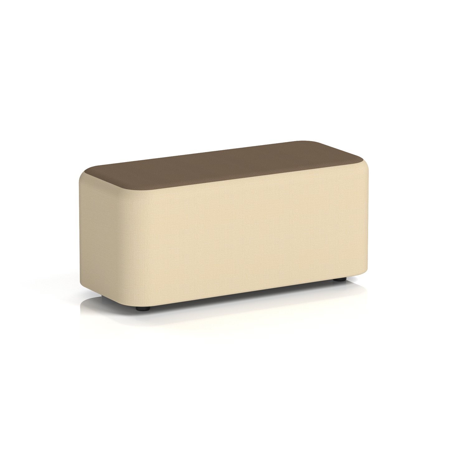 Harlestone Rectangular Stool in Two Tone