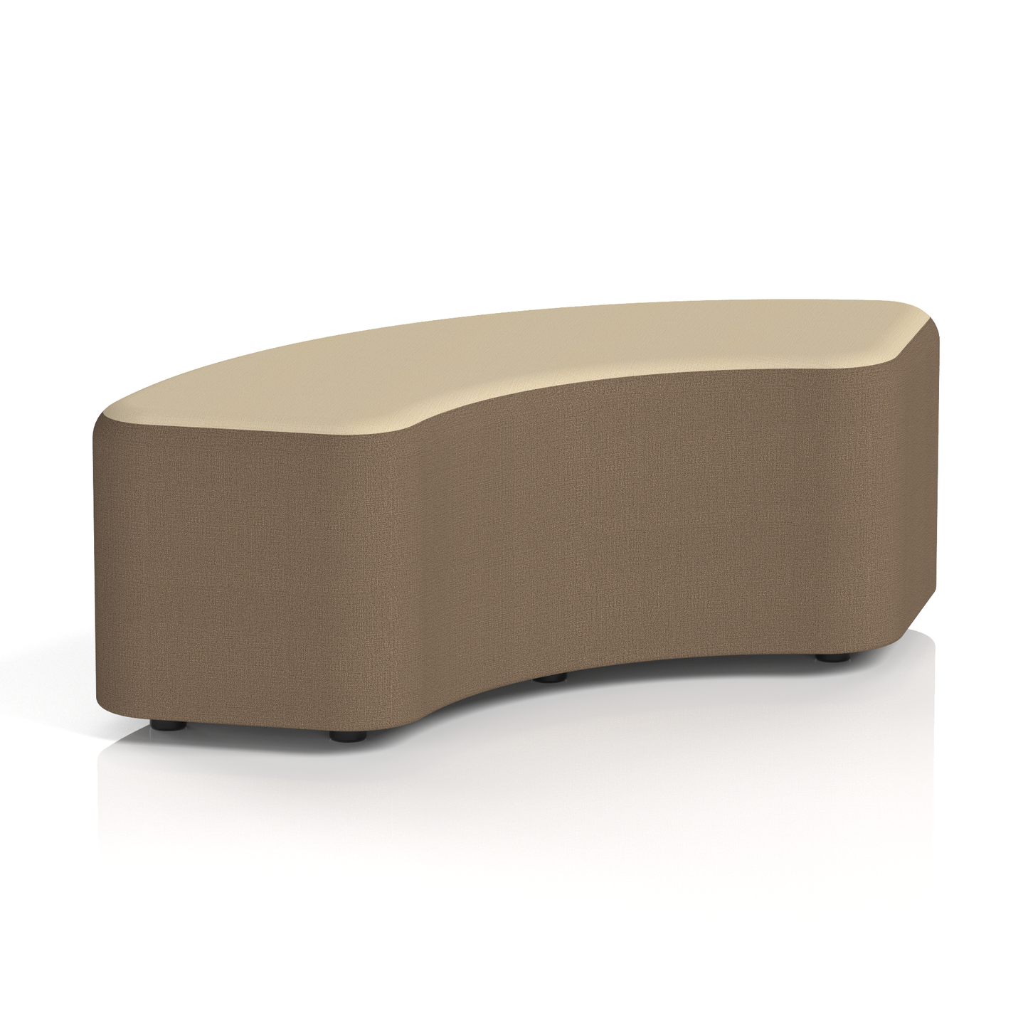 Harlestone Curved Stool in Two Tone