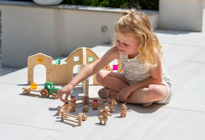 Wooden Farm Set - Pk15