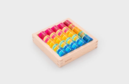 Gem Circle Mirror Tray - Pk25 + tray