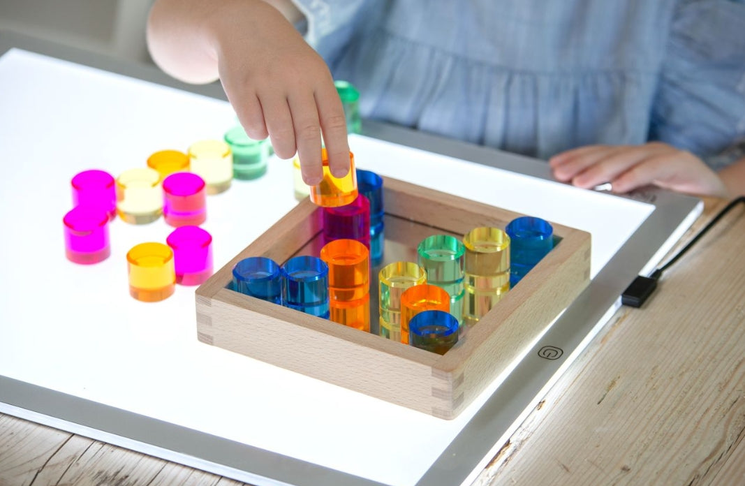 Gem Circle Mirror Tray - Pk25 + tray