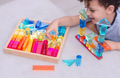 Gem Shape Mirror Tray - Pk72 + tray