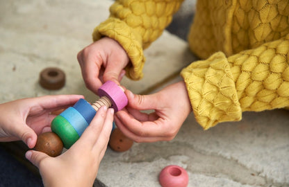 Rainbow Wooden Community People