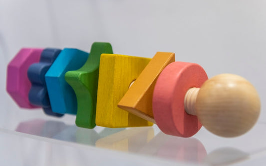 Rainbow Wooden Shape Twister