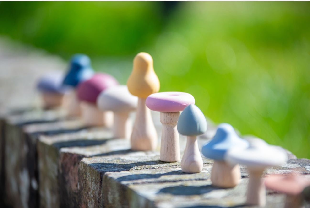 SiliSoft Woodland Mushroom Set (Earth)