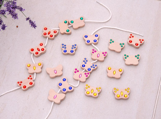 Butterfly Lacing Jewels - Pk20 + 2 laces