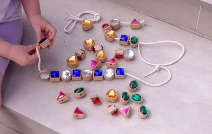 Shape Lacing Jewels - Pk36 + laces