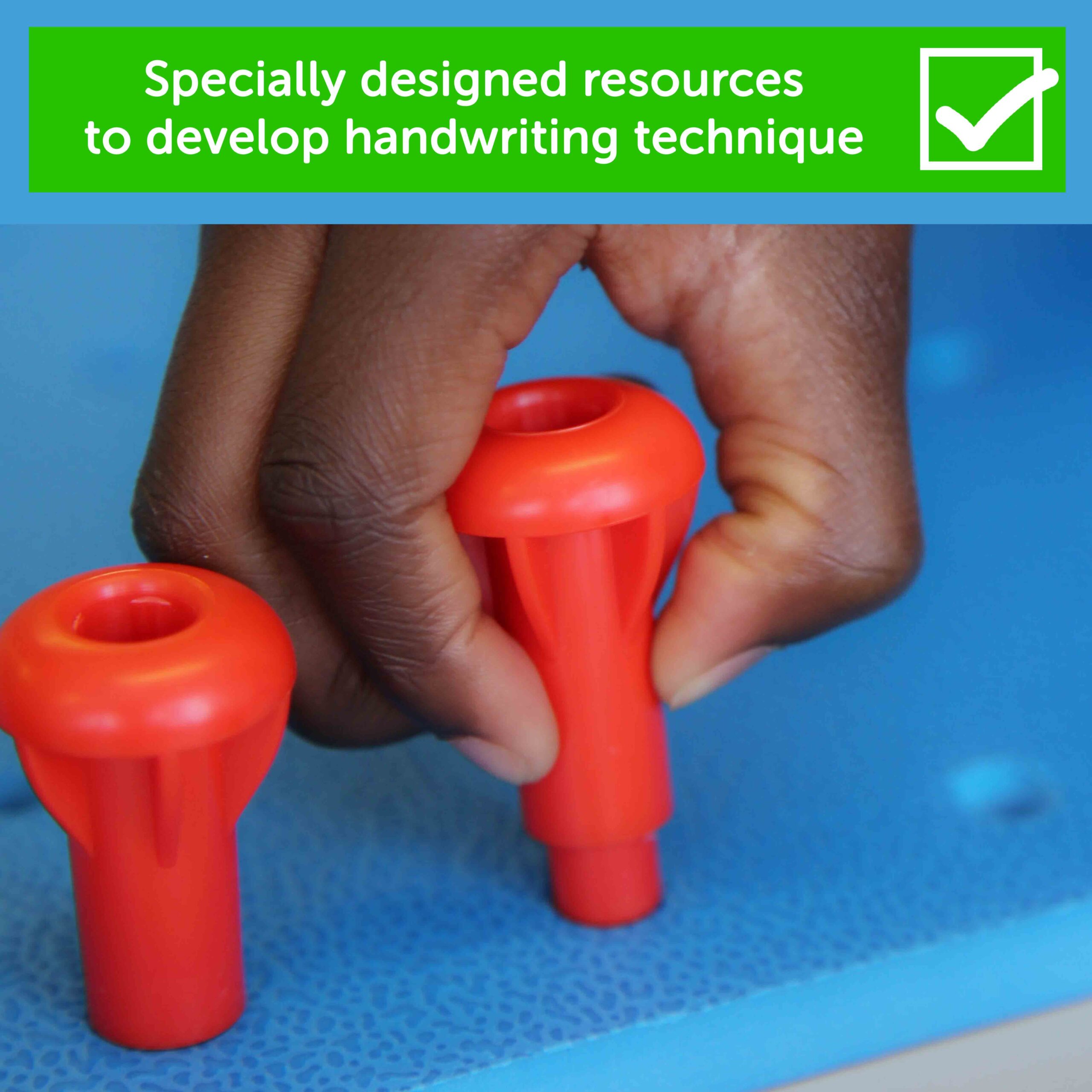 Note Peg Project Pegs to Paper: Exercises for Handwriting Kit. 2 Sets – Chequered Fox