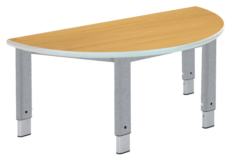 Height Adjustable Table:  Semi-Circular